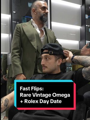 How to do proper business buying and selling high end luxury watches for a profit in New York City.  In this fast flips video I quickly sell an omega speedmaster reduced with papers.  While selling this rare vintage omega watch, I purchase a 40mm rose gold olive Rolex day date. I take that Rolex day date around 47th street trying to flip it for a profit. Will I be able to make money at the price I purchased it at or did I mess up? #rolex #watches #omega #luxury #viral 