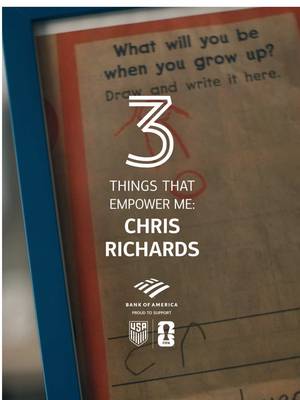 What drives @Chris Richards of @U.S. Soccer? Childhood dreams, fatherhood and a lifelong love for the game.
