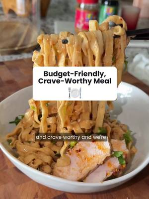 Easy, affordable peanut noodles with next‑day leftovers you’ll actually want. 🥢💛 Ingredients: Noodles (ramen, udon, or spaghetti) O Organics No Stir Peanut Butter Soy sauce Chili oil/crisp Rice vinegar Sesame oil Garlic, ginger Optional: grilled chicken Instructions: Cook noodles. Whisk peanut butter, soy sauce, chili oil, vinegar, sesame oil, garlic, and ginger. Toss with noodles and top with herbs and optional protein. #BudgetMeals#EasyDinnerIdeas#NoodleRecipes#PeanutNoodles#WeeknightCooking
