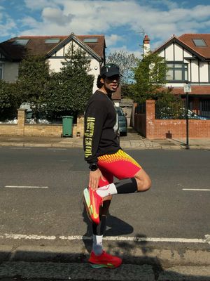 Testing the race gear… #fitcheck #OOTD 
