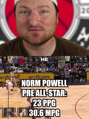 Norm Powell just had the weirdest NBA All-Star season I’ve ever seen #NBA #nbaplayin #nbaplayoffs #basketball #tiktokcampaign 