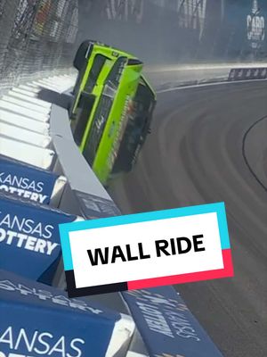 A wild ride for @zanesmith77 at Kansas Speedway. 😮 