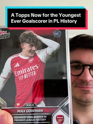 When Max Dowman became the youngest goalscorer in #PremierLeague history I knew I was going to buy his #topps now card. I did not plan however on having one collector buy 20k éditons of this card and waiting a month to get it.. 🤞I can get a surprise numbered one in a few weeks. But I’m not betting on it 😂 #collector #footballcards #rookiecard 