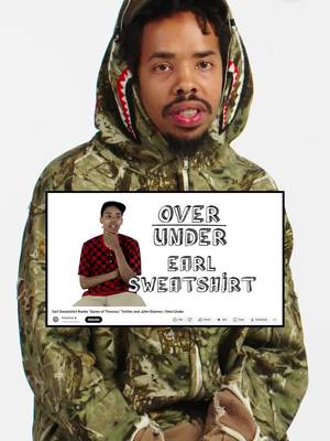 Earl Sweatshirt is 12 years closer to 100 than when we asked him about longevity the first time. Watch the full Over/Under to see MIKE (age 27) and Earl Sweatshirt (age 32) rate Timothée Chalamet, In-N-Out, 50 Cent, and more at the link in bio.