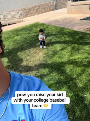 baby G evolving from high fives to dap ups 😂 #uofa #arizonabaseball #pov #uncs #babyG 