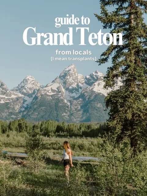our summer guide to Grand Teton from people that have lived here for the past 5 years! There so SOOO much to do in the Tetons but if you only have a short amount of time, here are our favorites that are worth the hype!