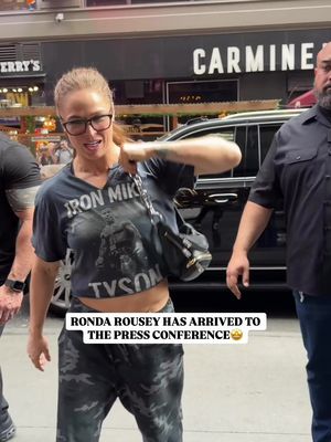 Ronda Rousey is in the building for the MVP MMA press conference conference💫👀 MVPW02 & MVPMMA DUAL PRESSER LIVE NOW‼️ MVP YouTube, MVP social accounts & Netflix YouTube📺 #MVPW02 #RouseyCarano #NgannouLins #DiazPerry