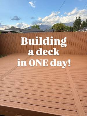 I can’t believe this was possible! 🤯 When we were thinking about everything we wanted to do back here like add a sauna, outdoor shower and seating area, all of that felt stressful when picturing it on this dusty/muddy grass patch. We thought a deck would be amazing to have as the base of it all, but there was NO WAY I was going to build that from scratch! The hauling of all that lumber, then planning/measuring/cutting it all then making sure it was sturdy enough with the brackets and footers etc. it would have been such a headache 😵‍💫 But then we found @A-DIY that literally does all the hard parts for you ensuring you have a super strong and beautiful deck that gets delivered right to you! 😱 The entire things only took A FEW HOURS and was a fraction of the price compared to professionals build you one from scratch 🙌 We are SO IMPRESSED with how nice it is and are SO EXCITED for what we can now do back here!! 😍 #adiypartner #neverleaving #adiy #deck #deckbuilding