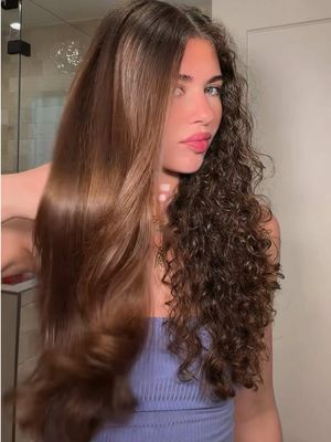 INSANE transformation 😳 @Kérastase #blowout #frizzyhair #hairtutorial #kerastasepartner #antifrizz 