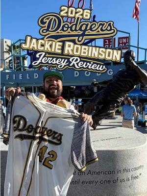 You’re telling me 40,000 fans get THIS for free?! The 2026 Jackie Robinson jersey is legit — 🔥 clean design 🔥 strong colors 🔥 great quality Dodgers giveaways keep leveling up. #ladodgers #TickPickPartner #dodgers #MLB #jackierobinson 