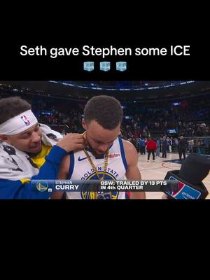 Brother to brother. Gave Stephen some new bling  #NBA #brothers #ice #blingbling 