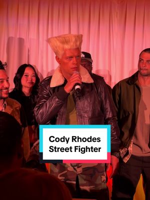 I’m ready to join the @streetfightermovie tournament @Cody Rhodes 