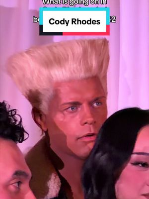 I can’t wait for all the memes to come from @streetfightermovie. This was not how I expected to meet Cody Rhodes on WrestleMania week. 