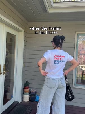When the statement is the fit.  Shop our merch at immigrantfood.com/products