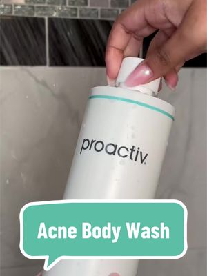 Backne, chestne, shoulder breakouts, and all body acne  happens when dead skin cells, sweat, and bacteria clog pores. Our body wash is designed to gently exfoliate and treat acne at the source - for skin that looks (and feels) smoother and clearer. #bodyacne #backne #shoulderacne #proactiv #creatorsearchinsights 