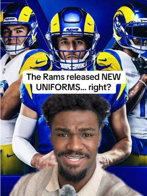 The Rams just released NEW UNIFORMS😭 #football #TikTokCampaign #rams #nfl #larams 