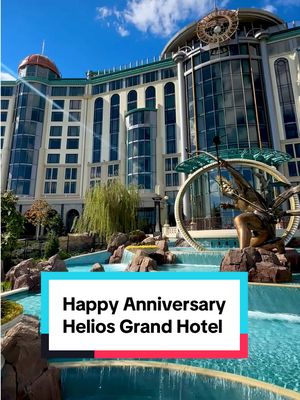 Celebrating a year around the sun in the best way Celestians know how. Happy anniversary, Universal Helios Grand Hotel! #HeliosGrandHotel #EpicUniverse #UniversalOrlandoResort #Hotel #Vacation