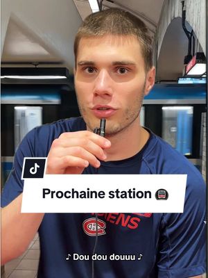 Entendez les joueurs des Canadiens dans le métro de Montréal (pour vrai!) pendant les séries 🚇 Hear the Habs on the Montreal Metro during the playoffs (for real!) #Montreal #Metro 