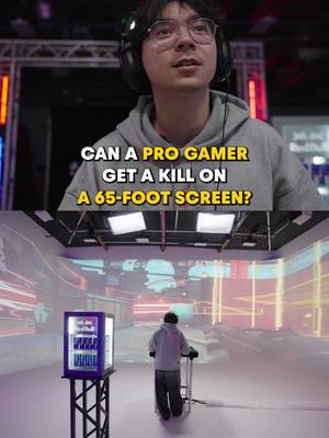 Playing on a 65-ft screen is harder than it looks. 😳 @TenZ  #redbullgaming #redbull #gaming #Valorant 