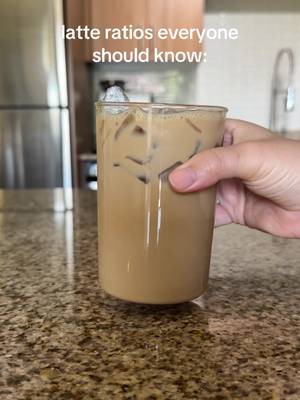 If your at home lattes never taste quite right, it’s probably your ratios 👀 My 1:2:3 latte method makes it so easy: 1 shot of espresso 2 teaspoons syrup 3 oz milk No more guessing, just adjust from there based on how sweet or strong you like it! Note: 1 shot of espresso = about 0.6-1 ounces 1 teaspoon syrup = about 0.2 ounces Save this for your next latte, and follow for better at-home coffee without the guesswork! #coffeetutorial #lattetutorial #athomecoffee #coffeeforbeginners 
