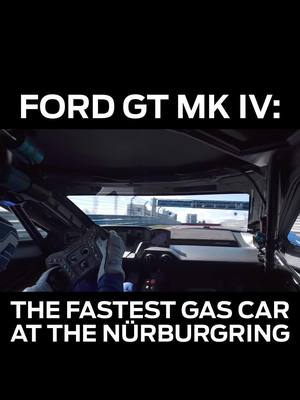 6:15:977 History made. The Ford GT Mk IV  clocked the fastest lap ever by an American OEM at the Nürburgring.  # #nordschleife #gtmkiv 