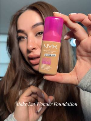 MUA approved  If you want that soft-matte, filter-like skin WITHOUT looking dry… this is it. @NYX Professional Makeup ate with this one. Save this for your next foundation pick 🤍  #nyxPartner #makeemwonder #drugstore 