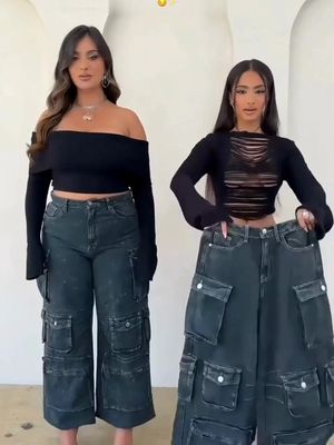 Cargo pants are a must if you’re a baddie… no debate 😏✨ #FashionNova #NovaBabe #BaddieStyle #StreetStyle