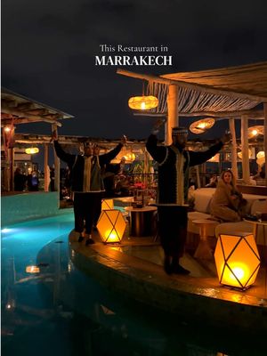 One of the best restaurants in Marrakech is NOBU MARRAKECH 🍹🇲🇦 It offers stunning views of the Red City and the Atlas Mountains, along with tasty food. Every night, there’s a cool show that adds to the fun vibe🍹 I recommend visiting during the day ☀️🍹to enjoy the pool and relax, or at sunset for dinner, cocktails, and the amazing show.   © No feed reposts. Copyright. Content belongs to roamingwithmaria. Contact for licensing. 🇲🇦 _____ #marrakech #marrakechmedina #visitmarrakech #nobuhotel #moroccotravel Rooftop restaurants in Marrakech. Places to eat in Marrakech | Marrakech Restaurants | Marrakech Itinerary | Marrakech Bars | Hotels in Marrakech | Marrakech food spots | Marrakech travel tine | Marrakach hiddan name | Marrakach Itinararv