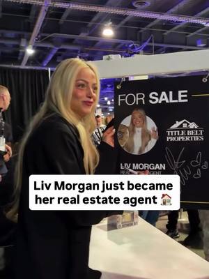 If you need a real estate agent, apparently @Liv Morgan’s available.  And if they don’t accept her offer, she’ll hit them with an ObLIVian. 