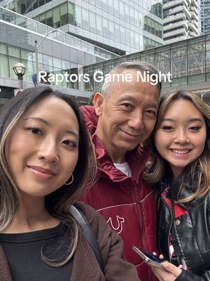 For our dads💙 #toronto #raptors #basketball #dad #family 