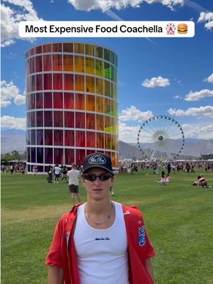 Trying the best food at Coachella from least expensive to most expensive  #coachella #coachellafood #LA #losangeles
