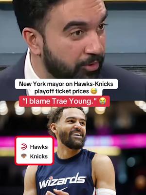 New York City mayor Zohran Mamdani didn’t hold back on Hawks-Knicks 😂 (via @Mayor Zohran Kwame Mamdani) #NBA #basketball #newyork #knicks #nyc  