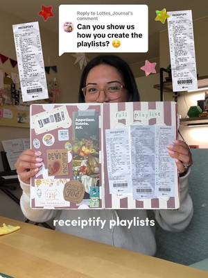Replying to @Lottes_Journal how to create and add Receiptify playlists! #journal #journalwithme #journalideas 
