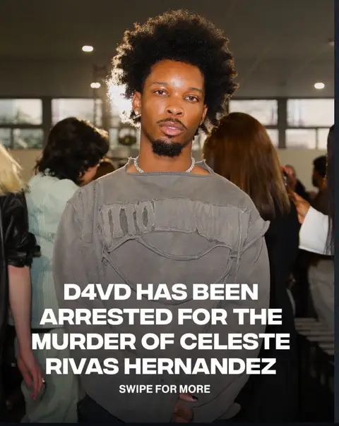 D4vd has been arrested in connection to the murder of Celeste Rivas Hernandez, police say. According to LAPD, the singerwhose real name is David Burke, was taken into custody as the investigation continues. The case is tied to the 2025 death of 15-year-old Celeste Rivas Hernandez, whose body was found in a Tesla registered to him. Officials say the case will now be reviewed by the District Attorney's office for possible charges. #d4vd #celesterivashernandez #lapd 