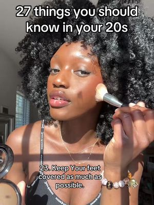 So many people asked for part 2 of my life lessons video, so here are 27 (more) things you should know in your 20s. What’s something you would add to this list? #lifelessons #advice #LifeAdvice  Products used: @The INKEY List exosome hydro glow serum  @NYX Professional Makeup buttermelt glaze skin shade “09 hazelnut butter” @urban decay quickie concealer shade 80NN and brow blade pencil  @rhode skin pocket lush shade toasted teddy @Huda Beauty easy bake setting powder shade cinnamon bun @Clarins USA lip oil shade iconic red @L’Oréal Paris paradise big deal mascara and infalliable setting mist @Benefit Cosmetics porefessional super setting spray