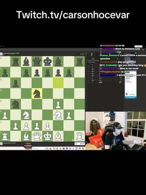 my first ever game of chess #fyp #fypシ #carsonhocevar