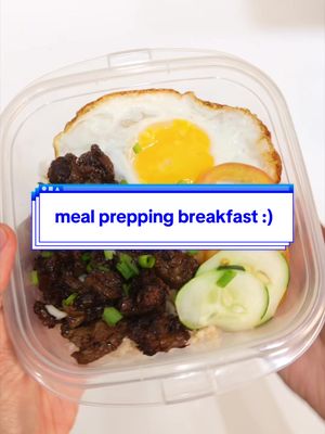 Sharing how I meal prep my almusal for 5 days - quick, easy, and healthier (because mom life 😅).  #VeegaMeatFree #foodtokph 
