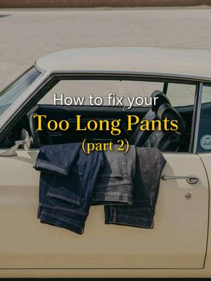 The results are in! 👖✨ Part 2 Stop settling for pants that swallow your shoes! I finally got my rotation hemmed to my "sweet spot" of 101.5 cm. 📐 Watch the transformation from floor-draggers to the perfect fit. Notice how the break changes depending on the leg opening? That’s the secret sauce for us guys standing at 5’7”. @Creator College  #mensfashion #menspants #widelegpants #baggypants #mensstyletips 