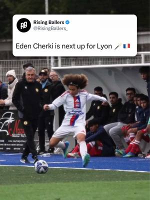Rayan Cherki’s younger brother is literally just like him 🤣🔥🇫🇷 @Roi du Terrain #EdenCherki #Cherki #Lyon #Skills #Risingballers 