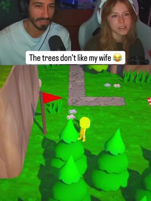 She just trynna get outta the woods #treeshateyou  