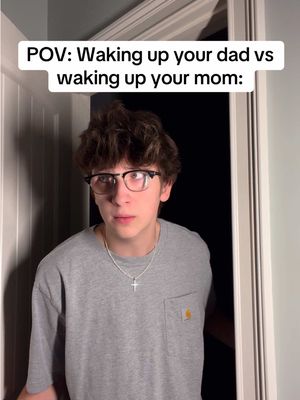 Waking up your dad vs waking up your mom💤😂 #fyp #ritzceo #foryou #sleeping 