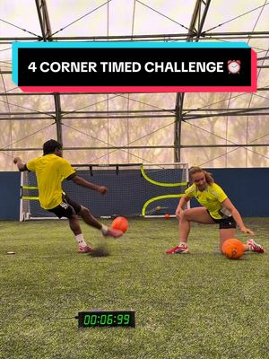 I can’t believe @Wizzy @Grace Vella @louisbmatthews done it that quick!!!! ⏰📐⚽️  #football #Soccer #sportsontiktok 