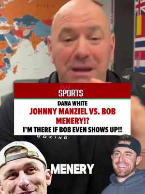 Johnny Manziel vs. Bob Menery?! Sign me up for that! Well… that is, if it even happens, because Dana White is convinced it won’t, saying Bob won’t show up… and he’s putting his money where his mouth is. 🤑🥊