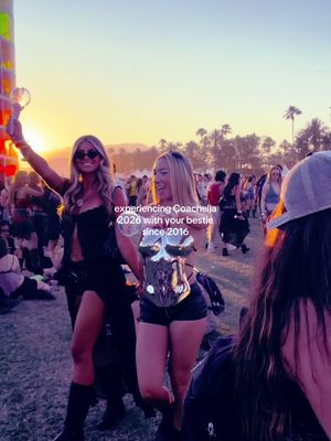 if only our 2016 selves could see us now🥹 @medicube global #coachella #coachella2026 #bestie #2016 