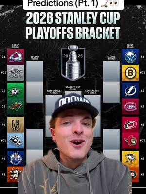 Stanley Cup Playoff Predictions (Pt. 1) 🏒👀 #NHL #hockey #hockeytiktoks #hockeytok #sportstiktok 