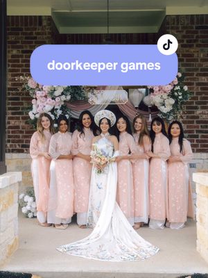my girls dont play about me 😌 #teaceremony #wedding #2026bride #vietnamese #weddinggames 