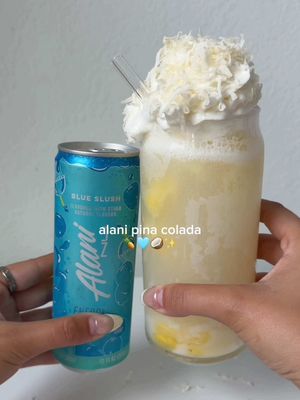 the combo we've ALL been waiting for 🥥🐠🌴 #alani #pinacolada #pineapple #coconut
