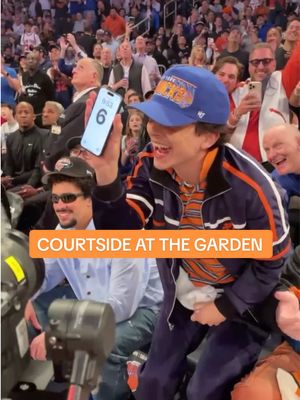 ready to see our courtside friends  during the playoffs 🤩🧡💙 #nyknicks #celebrities #nbaplayoffs #courtside 