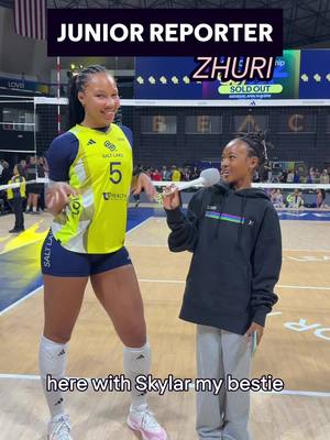 Zhuri might be the cutest reporter ever 🥹🥹