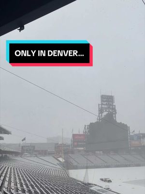 And they said it couldn’t be done 😆 #Denver #Rockies #weather 